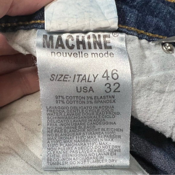 🌼Machine Dark Wash Jeans, Size: 32 - Picture 12 of 12